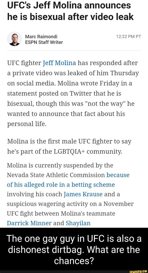 Molina responded to a private, intimate video that was leaked online